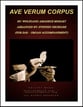 Ave Verum Corpus SAB choral sheet music cover